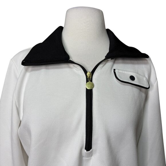 A. Putnam Long Sleeve 1/4 Zip Polo Size Large - Picture 4 of 7